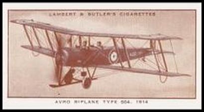 18 Avro Biplane Type 504, 1914